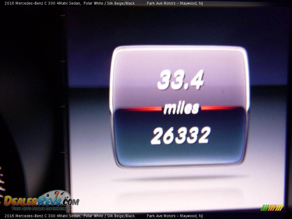 2016 Mercedes-Benz C 300 4Matic Sedan Polar White / Silk Beige/Black Photo #30