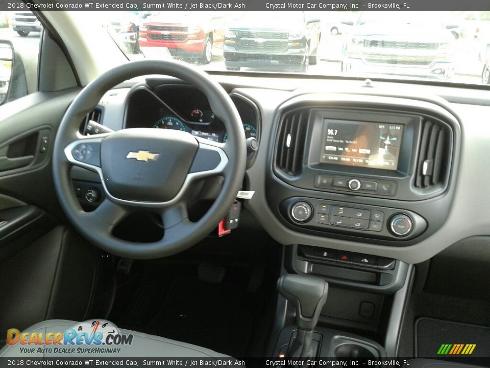 2018 Chevrolet Colorado WT Extended Cab Summit White / Jet Black/Dark Ash Photo #13
