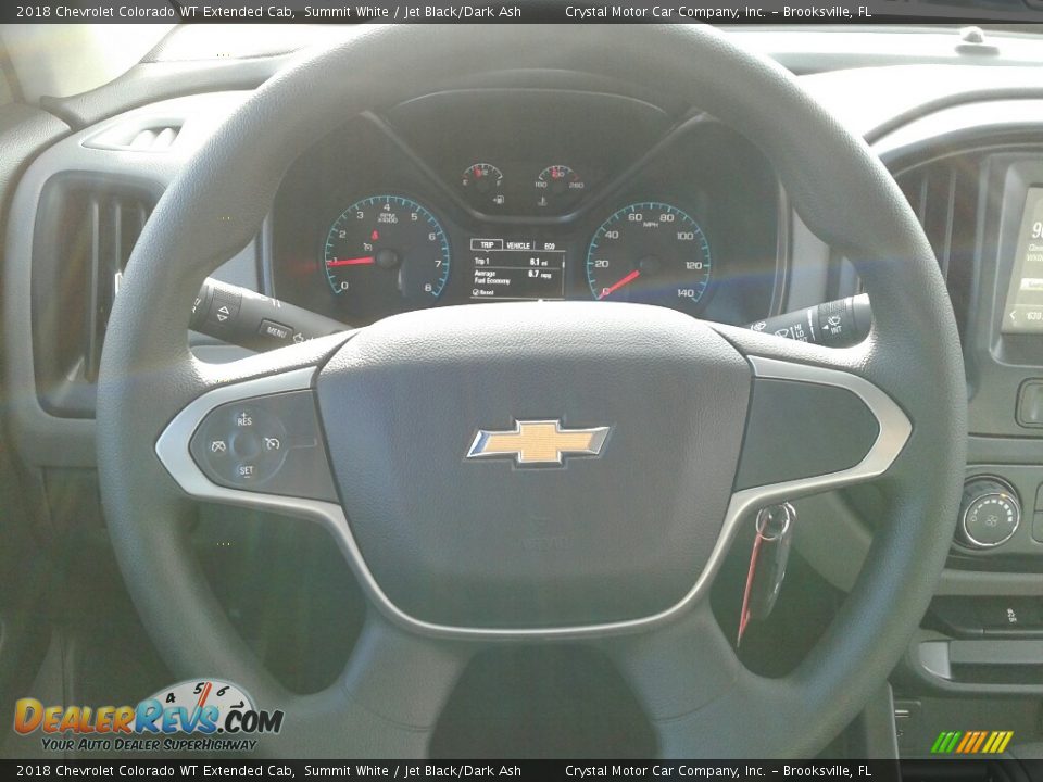 2018 Chevrolet Colorado WT Extended Cab Summit White / Jet Black/Dark Ash Photo #14