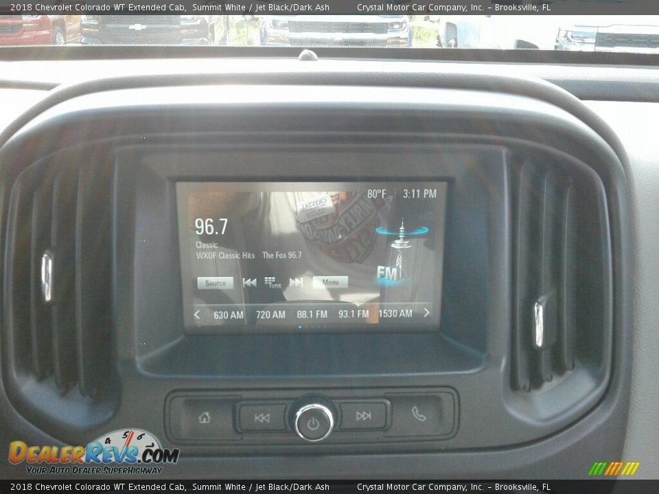 2018 Chevrolet Colorado WT Extended Cab Summit White / Jet Black/Dark Ash Photo #15