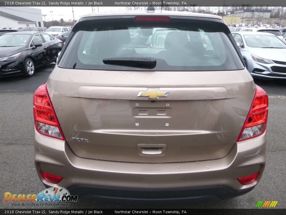 2018 Chevrolet Trax LS Sandy Ridge Metallic / Jet Black Photo #4