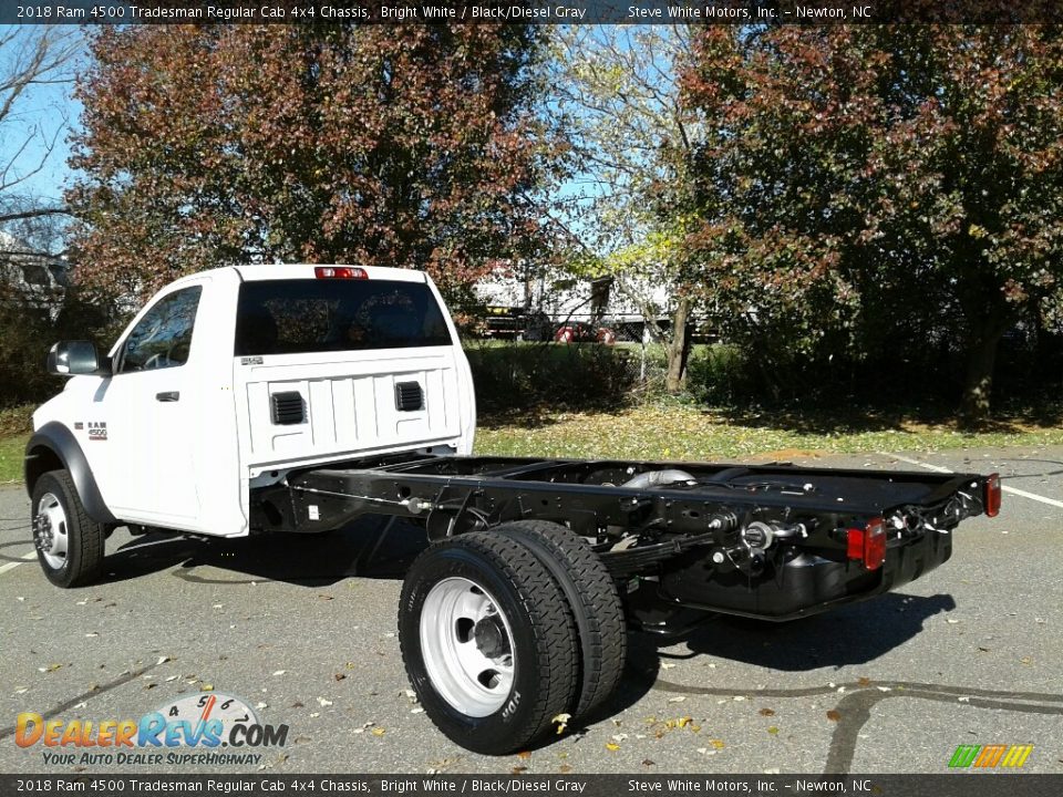 2018 Ram 4500 Tradesman Regular Cab 4x4 Chassis Bright White / Black/Diesel Gray Photo #8