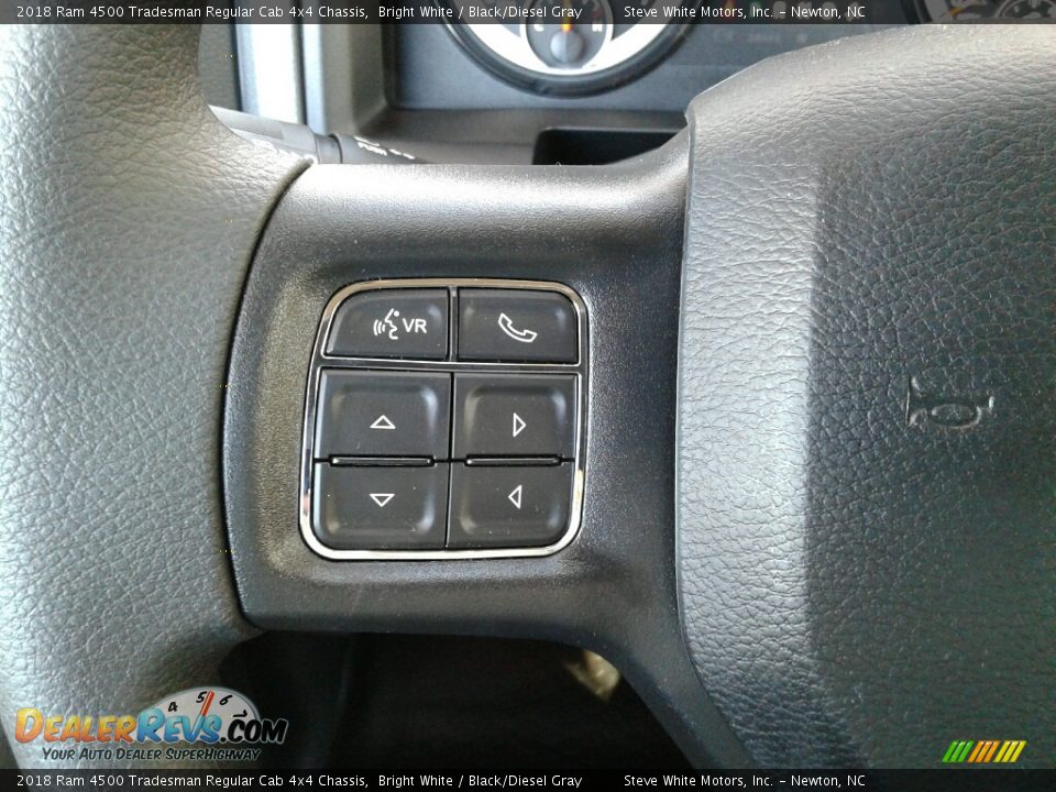 2018 Ram 4500 Tradesman Regular Cab 4x4 Chassis Bright White / Black/Diesel Gray Photo #14