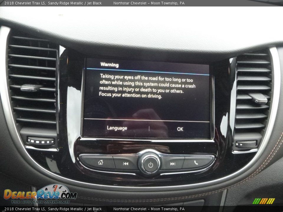 2018 Chevrolet Trax LS Sandy Ridge Metallic / Jet Black Photo #18