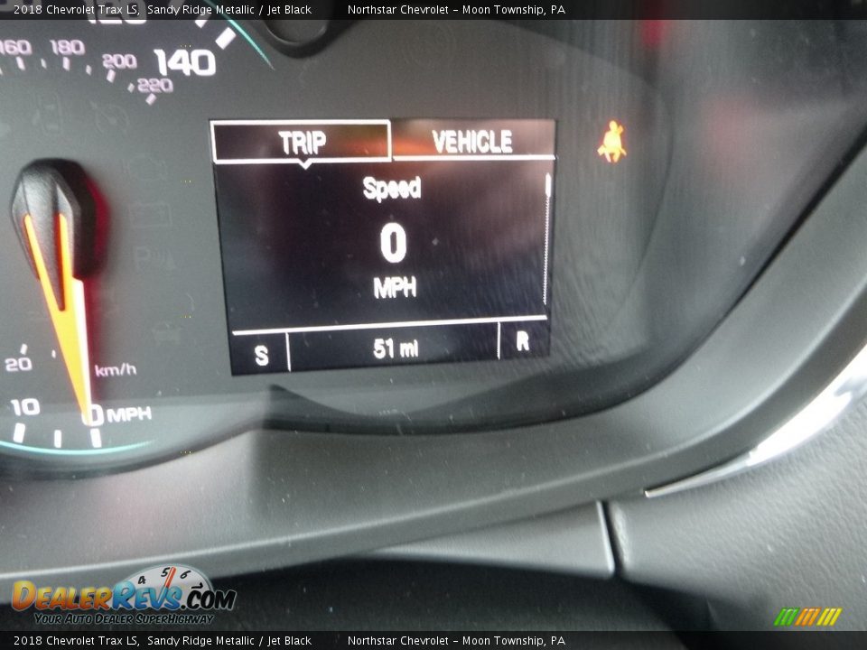 2018 Chevrolet Trax LS Sandy Ridge Metallic / Jet Black Photo #20