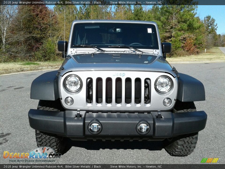 2018 Jeep Wrangler Unlimited Rubicon 4x4 Billet Silver Metallic / Black Photo #3