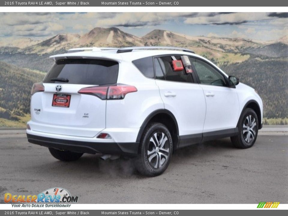 2016 Toyota RAV4 LE AWD Super White / Black Photo #3