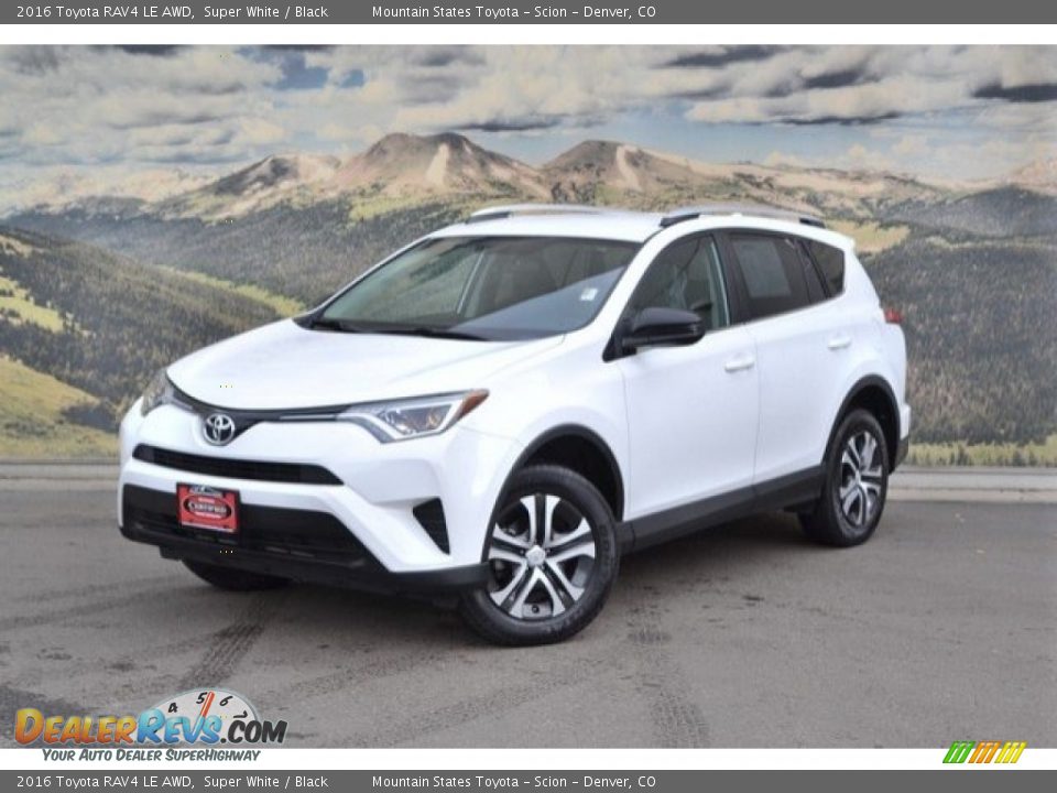 2016 Toyota RAV4 LE AWD Super White / Black Photo #5