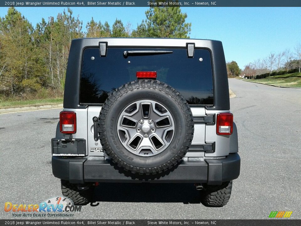 2018 Jeep Wrangler Unlimited Rubicon 4x4 Billet Silver Metallic / Black Photo #7
