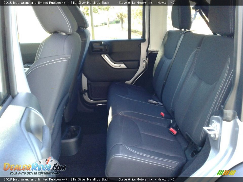 2018 Jeep Wrangler Unlimited Rubicon 4x4 Billet Silver Metallic / Black Photo #10