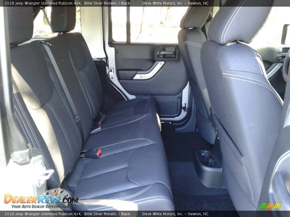 2018 Jeep Wrangler Unlimited Rubicon 4x4 Billet Silver Metallic / Black Photo #12