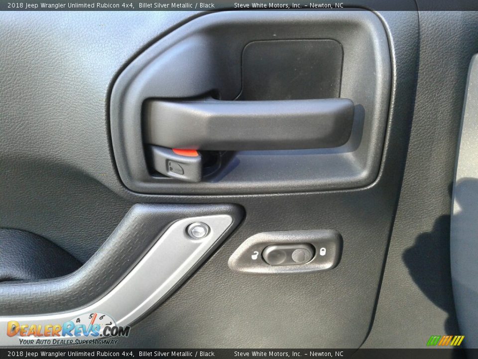 2018 Jeep Wrangler Unlimited Rubicon 4x4 Billet Silver Metallic / Black Photo #14