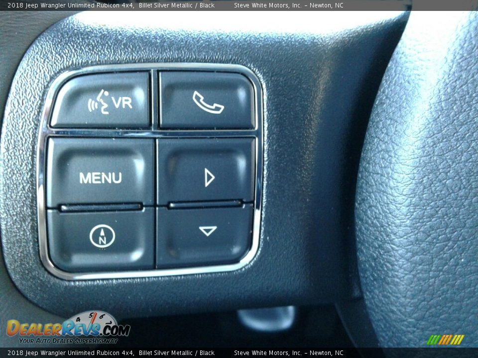 2018 Jeep Wrangler Unlimited Rubicon 4x4 Billet Silver Metallic / Black Photo #17