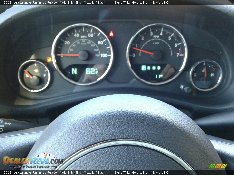 2018 Jeep Wrangler Unlimited Rubicon 4x4 Billet Silver Metallic / Black Photo #19