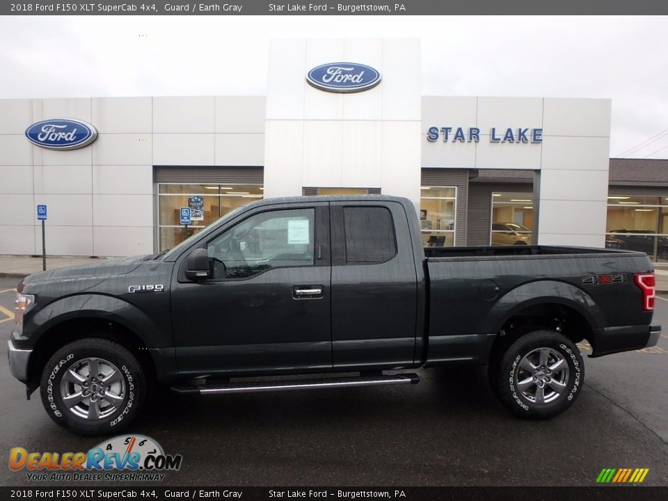 2018 Ford F150 XLT SuperCab 4x4 Guard / Earth Gray Photo #1