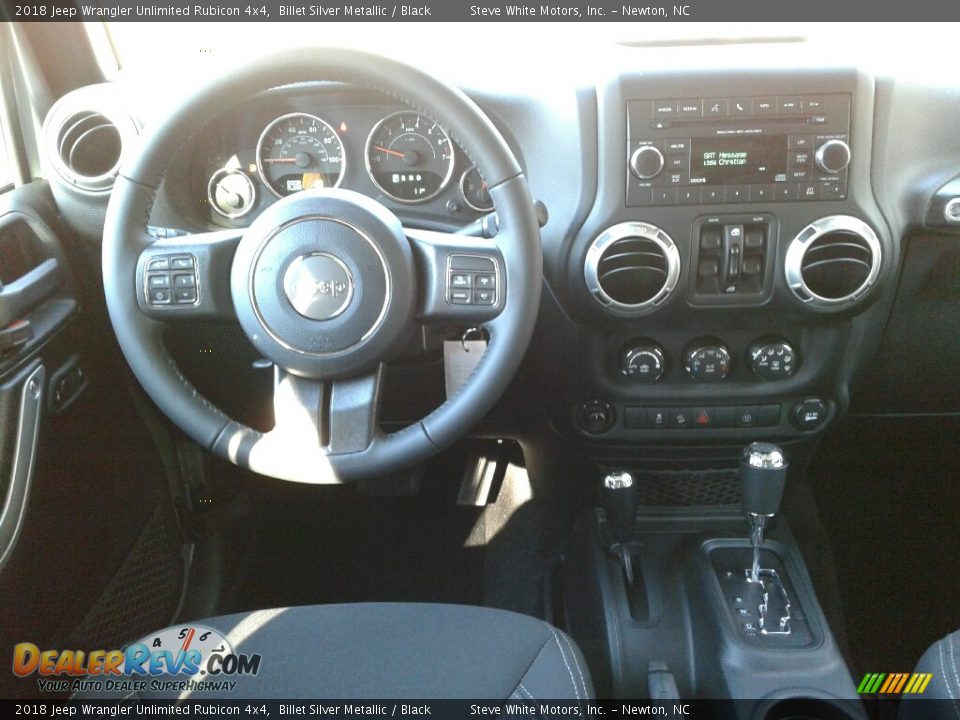 2018 Jeep Wrangler Unlimited Rubicon 4x4 Billet Silver Metallic / Black Photo #26