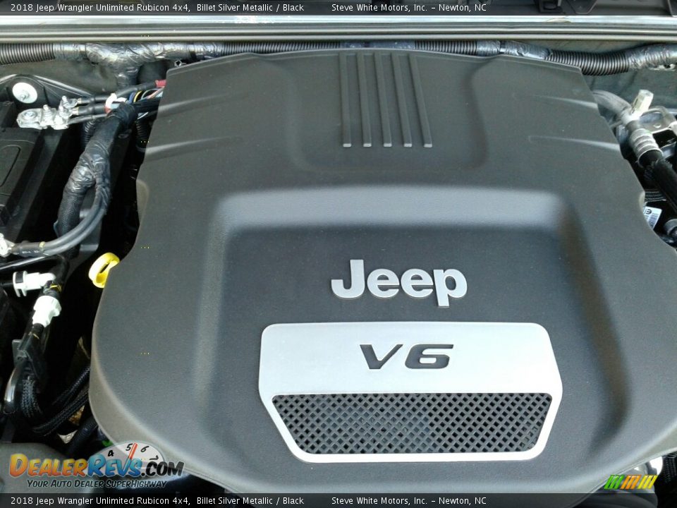 2018 Jeep Wrangler Unlimited Rubicon 4x4 Billet Silver Metallic / Black Photo #28