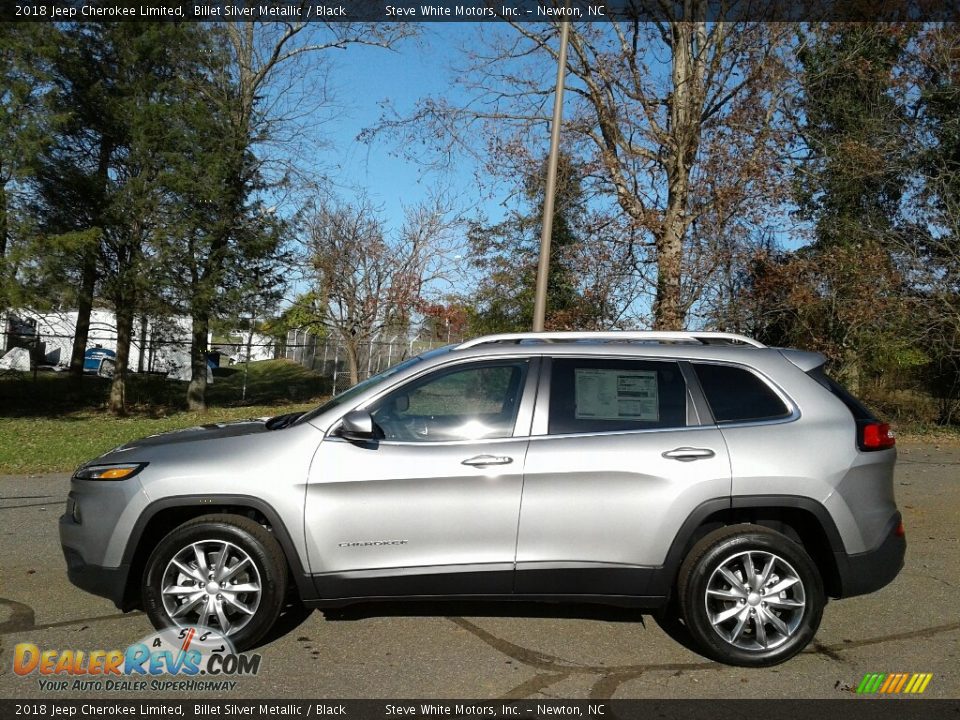 2018 Jeep Cherokee Limited Billet Silver Metallic / Black Photo #1