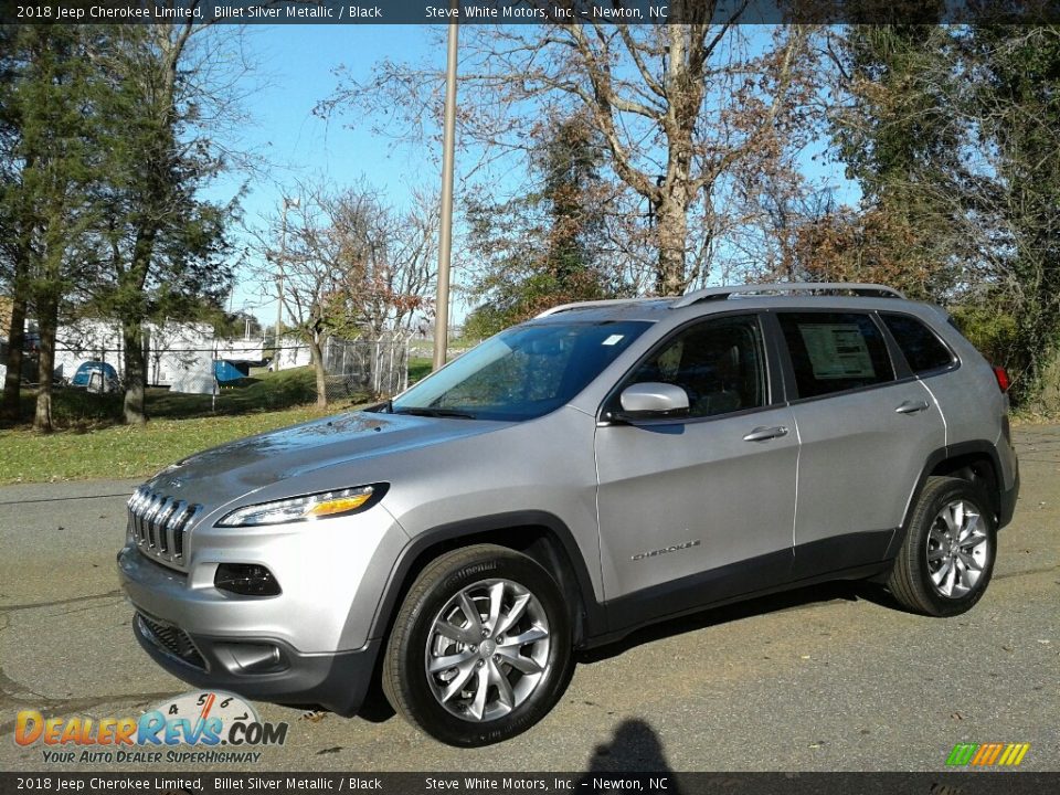 2018 Jeep Cherokee Limited Billet Silver Metallic / Black Photo #2
