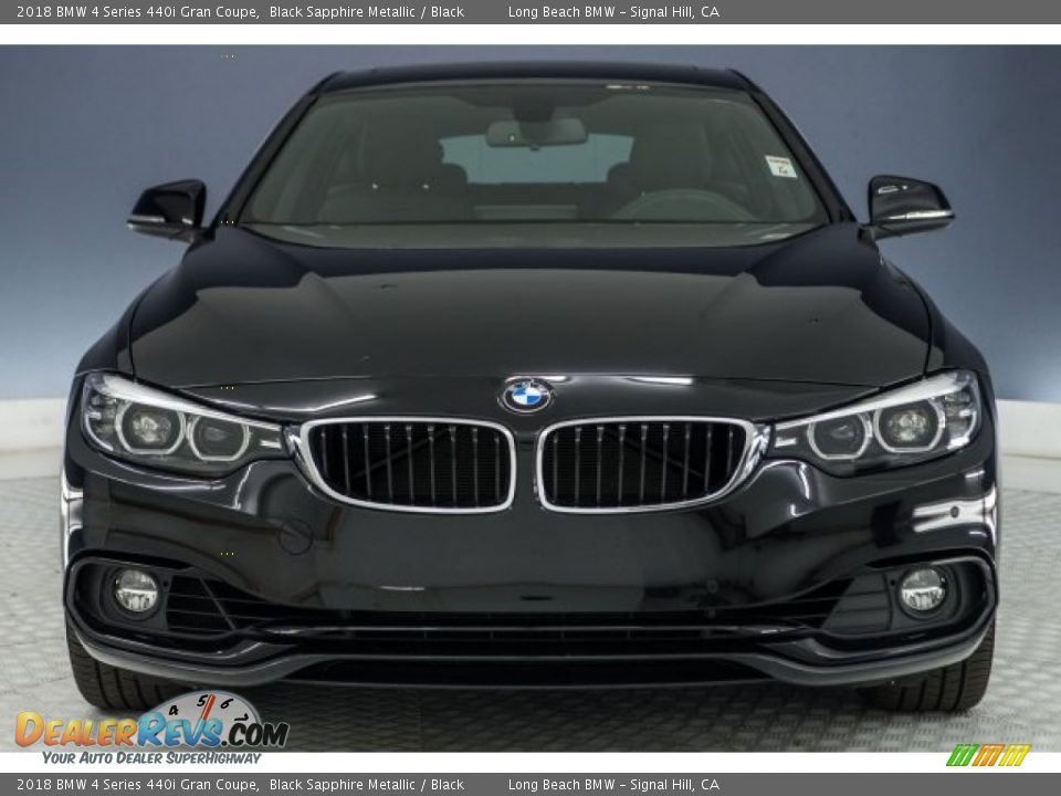 2018 BMW 4 Series 440i Gran Coupe Black Sapphire Metallic / Black Photo #2