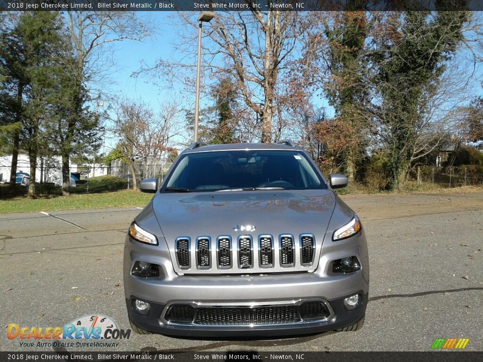 2018 Jeep Cherokee Limited Billet Silver Metallic / Black Photo #3