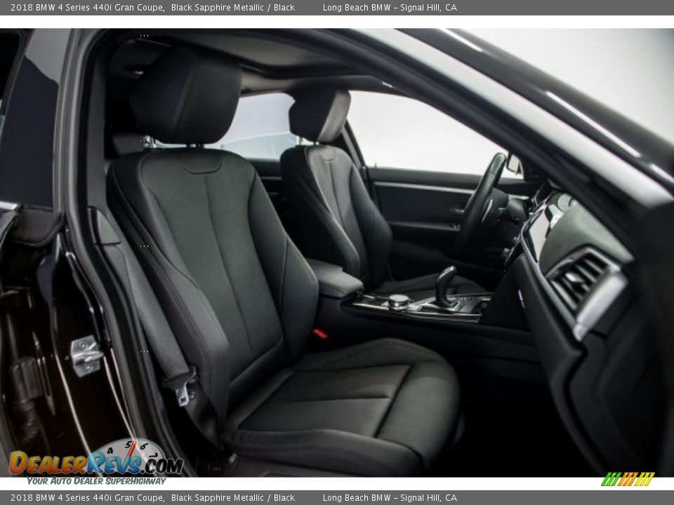 2018 BMW 4 Series 440i Gran Coupe Black Sapphire Metallic / Black Photo #6