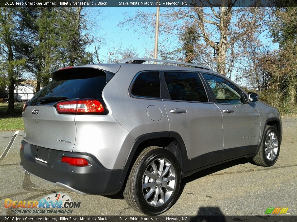 2018 Jeep Cherokee Limited Billet Silver Metallic / Black Photo #6
