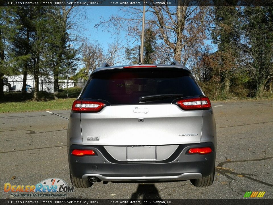 2018 Jeep Cherokee Limited Billet Silver Metallic / Black Photo #7