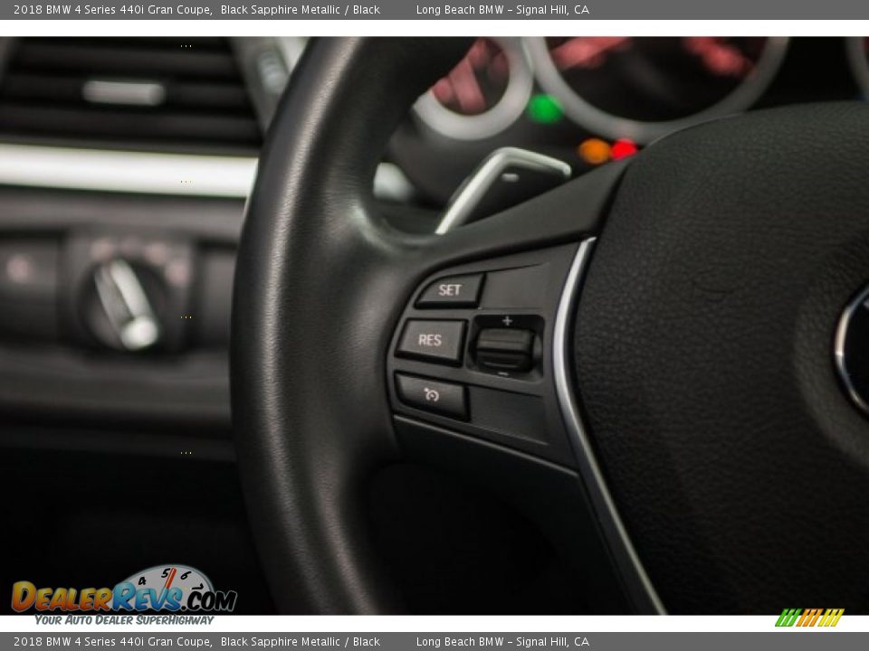 2018 BMW 4 Series 440i Gran Coupe Black Sapphire Metallic / Black Photo #13