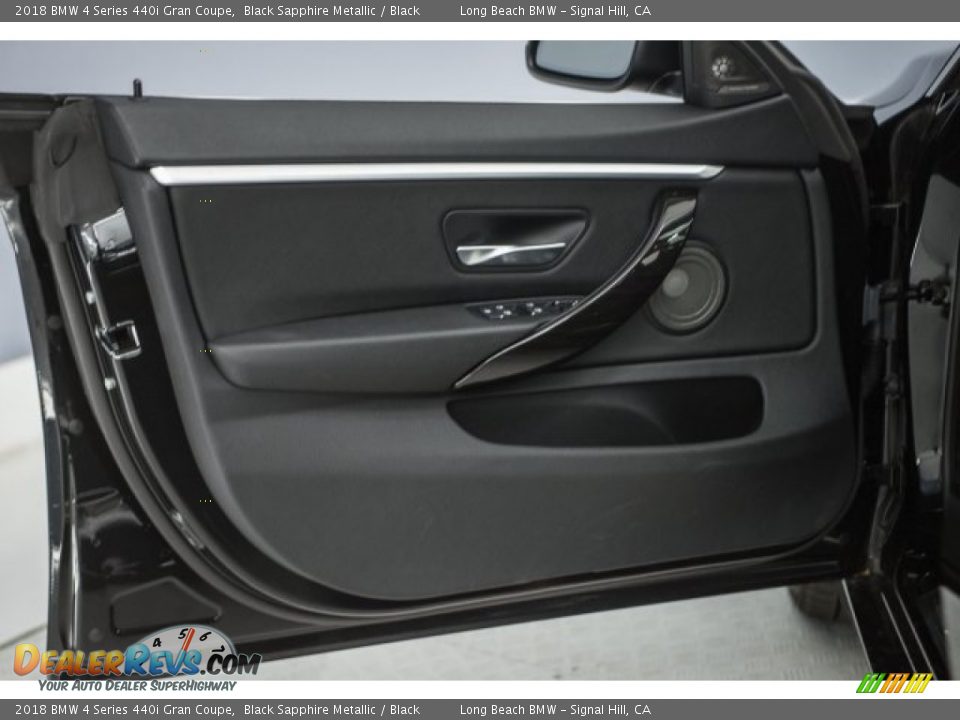 2018 BMW 4 Series 440i Gran Coupe Black Sapphire Metallic / Black Photo #19