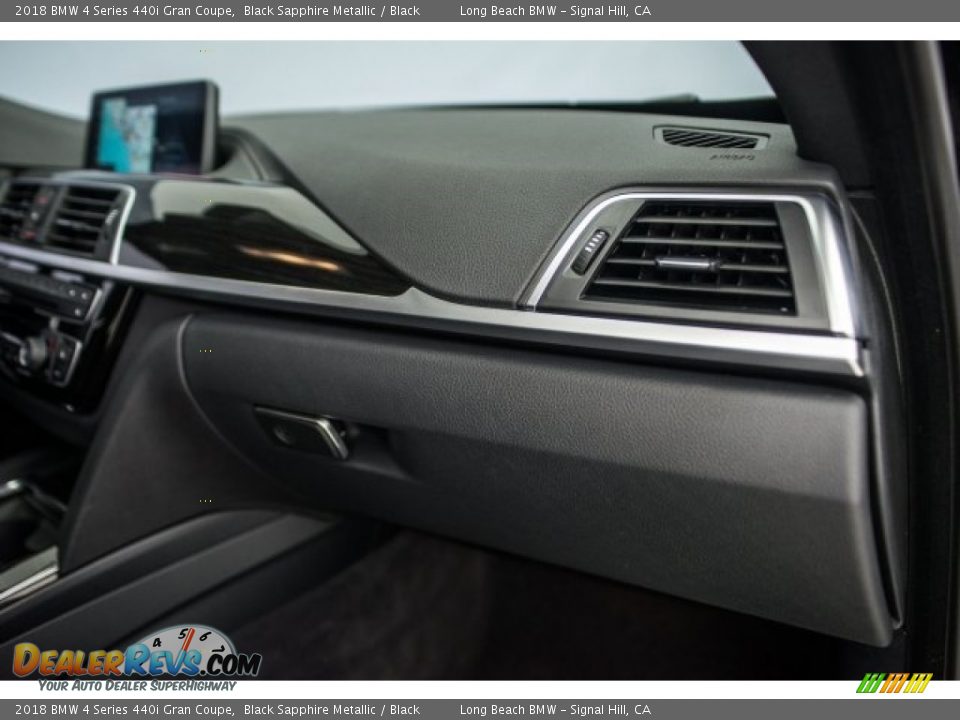 2018 BMW 4 Series 440i Gran Coupe Black Sapphire Metallic / Black Photo #22