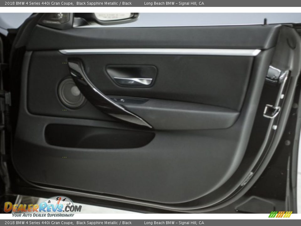2018 BMW 4 Series 440i Gran Coupe Black Sapphire Metallic / Black Photo #23