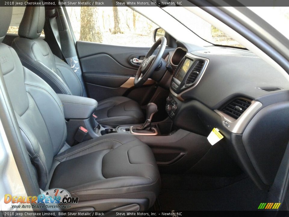 2018 Jeep Cherokee Limited Billet Silver Metallic / Black Photo #13