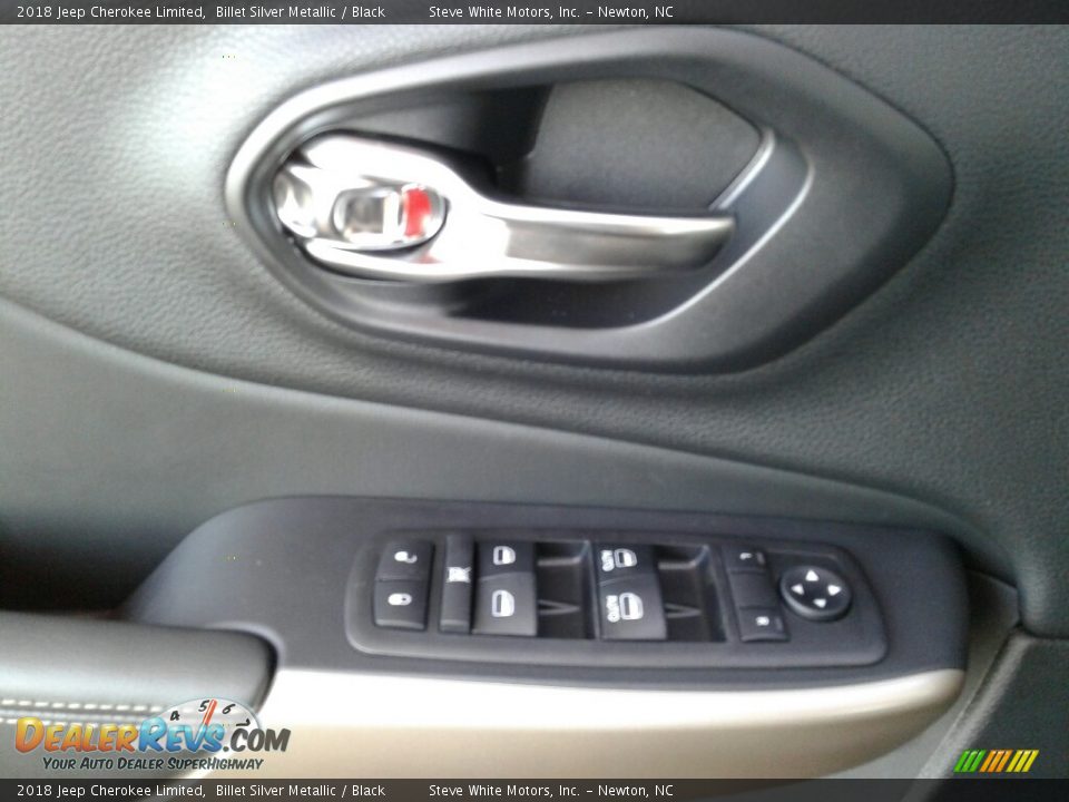 2018 Jeep Cherokee Limited Billet Silver Metallic / Black Photo #14