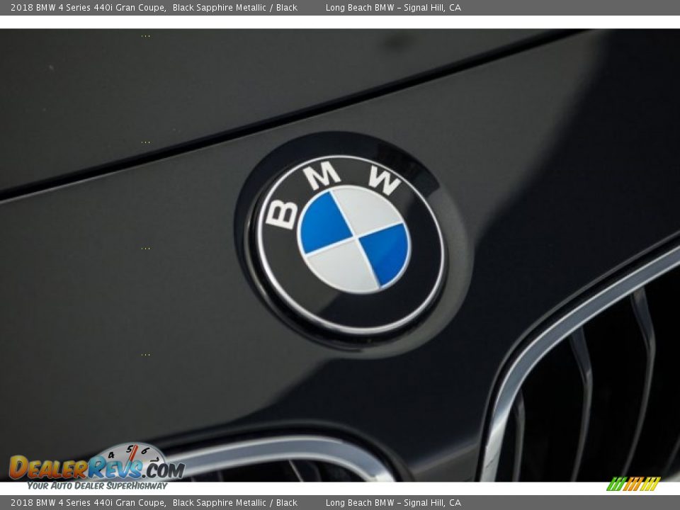 2018 BMW 4 Series 440i Gran Coupe Black Sapphire Metallic / Black Photo #26