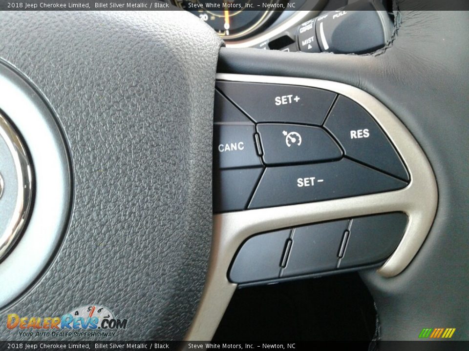 2018 Jeep Cherokee Limited Billet Silver Metallic / Black Photo #17