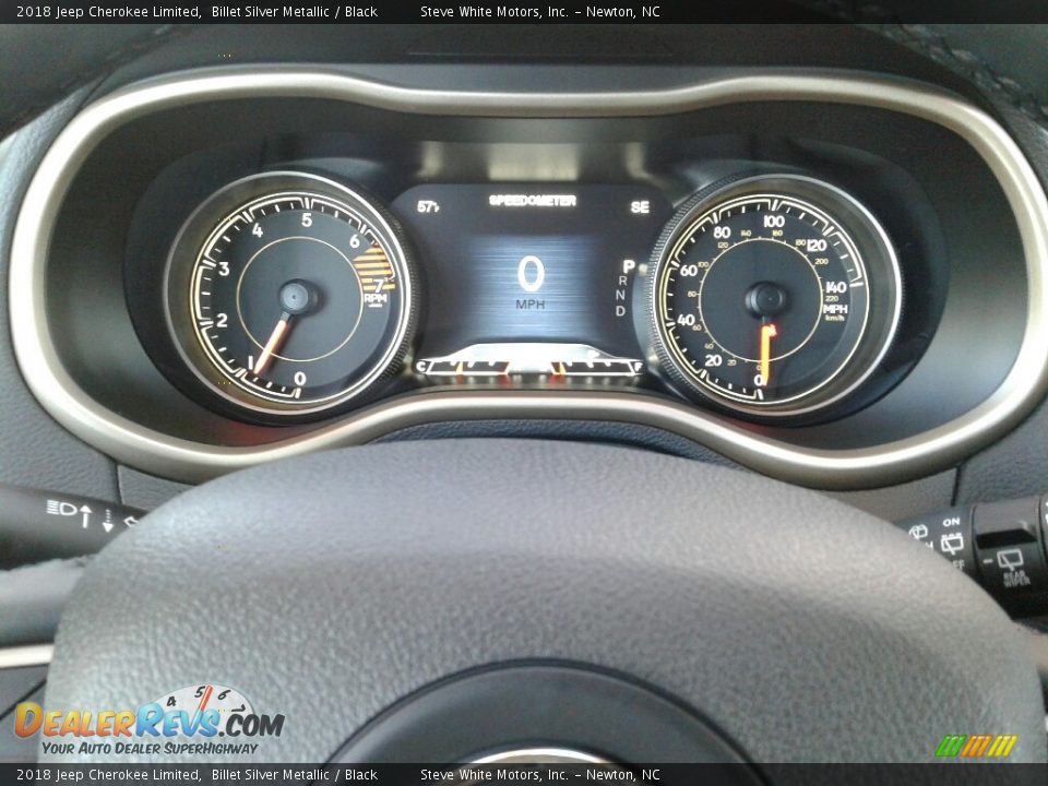 2018 Jeep Cherokee Limited Billet Silver Metallic / Black Photo #18