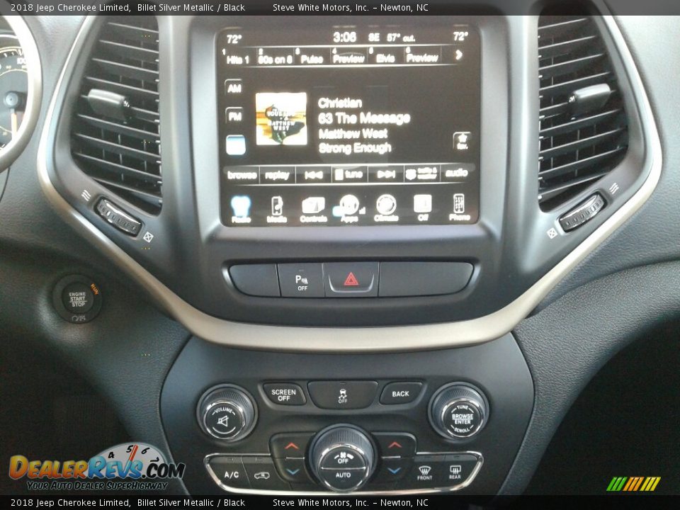 2018 Jeep Cherokee Limited Billet Silver Metallic / Black Photo #19