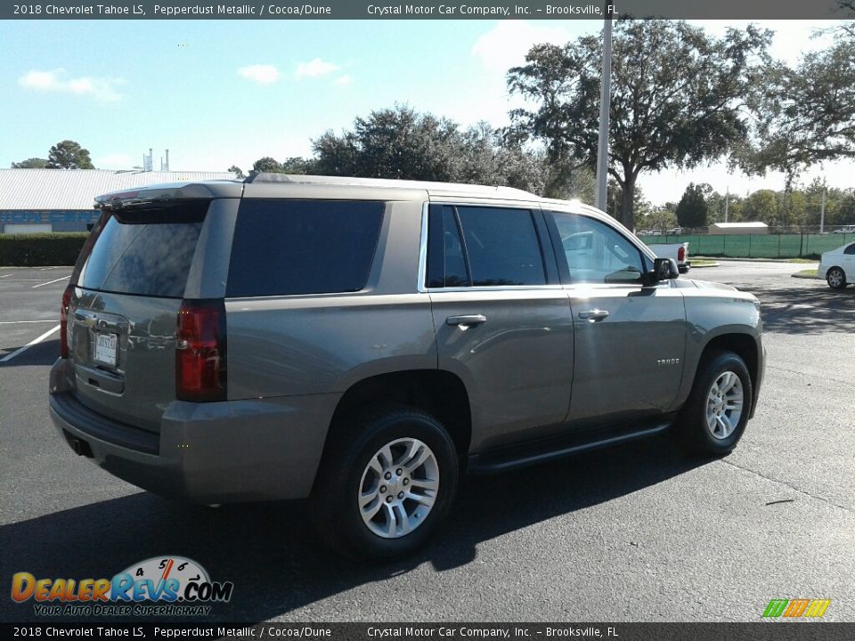 2018 Chevrolet Tahoe LS Pepperdust Metallic / Cocoa/Dune Photo #5