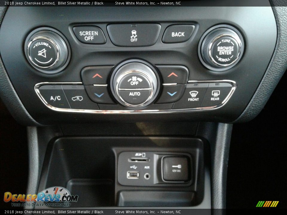 2018 Jeep Cherokee Limited Billet Silver Metallic / Black Photo #25