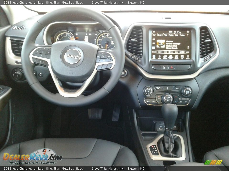 2018 Jeep Cherokee Limited Billet Silver Metallic / Black Photo #26