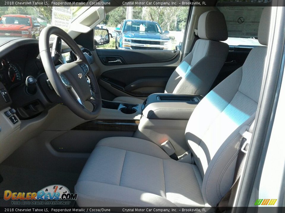2018 Chevrolet Tahoe LS Pepperdust Metallic / Cocoa/Dune Photo #9