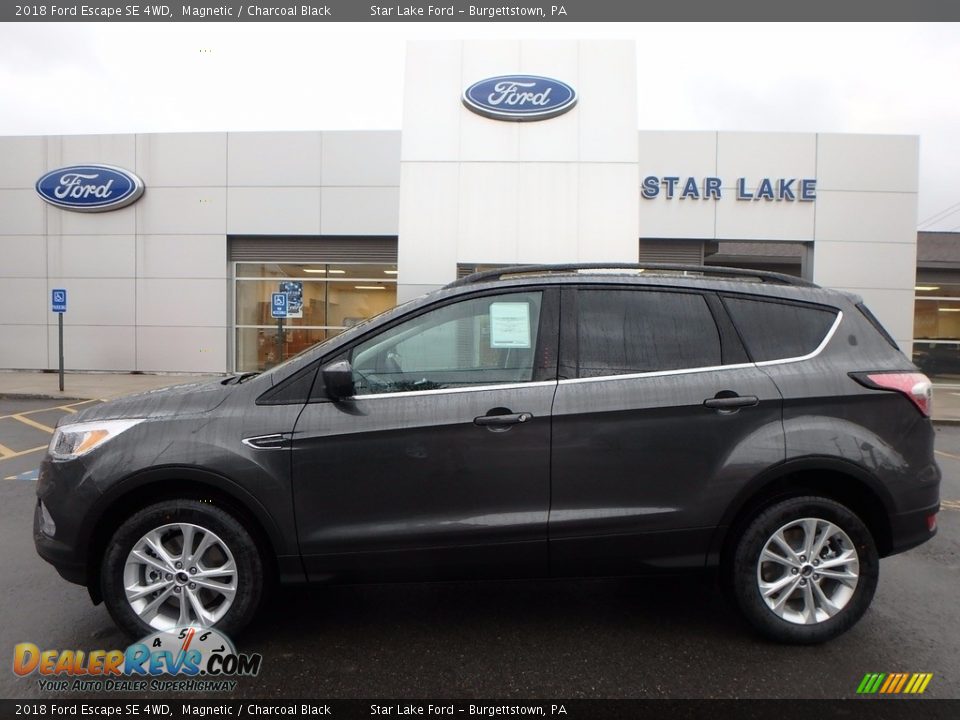 2018 Ford Escape SE 4WD Magnetic / Charcoal Black Photo #1