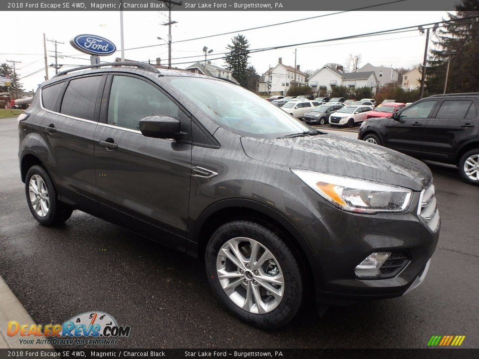 2018 Ford Escape SE 4WD Magnetic / Charcoal Black Photo #3