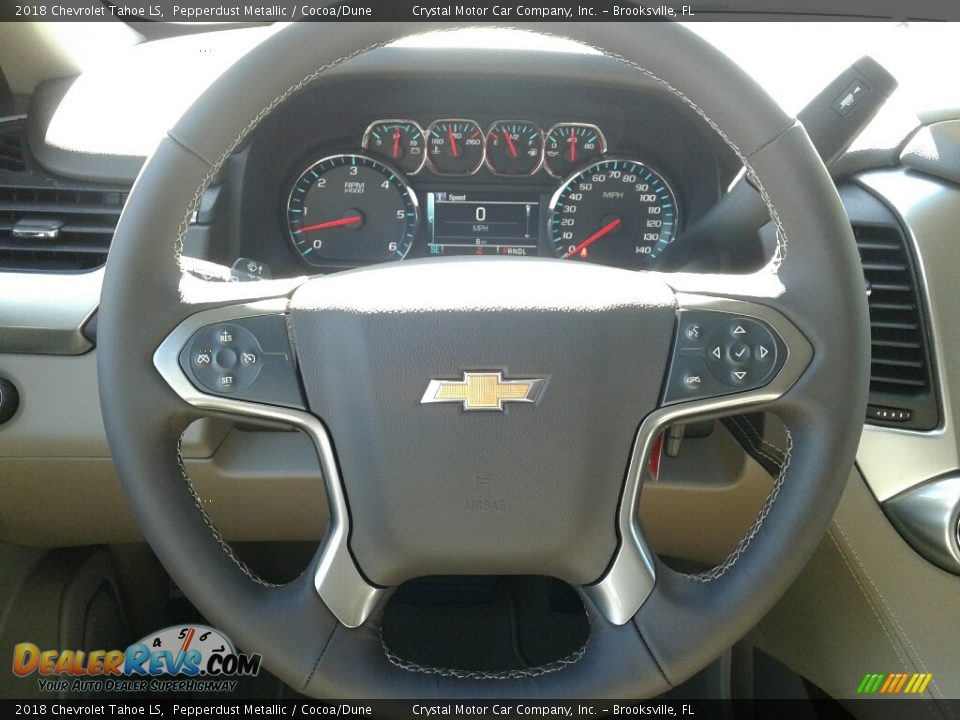 2018 Chevrolet Tahoe LS Pepperdust Metallic / Cocoa/Dune Photo #14