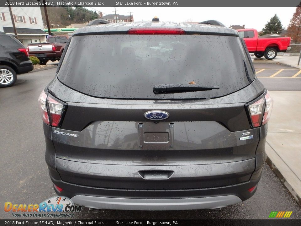 2018 Ford Escape SE 4WD Magnetic / Charcoal Black Photo #6