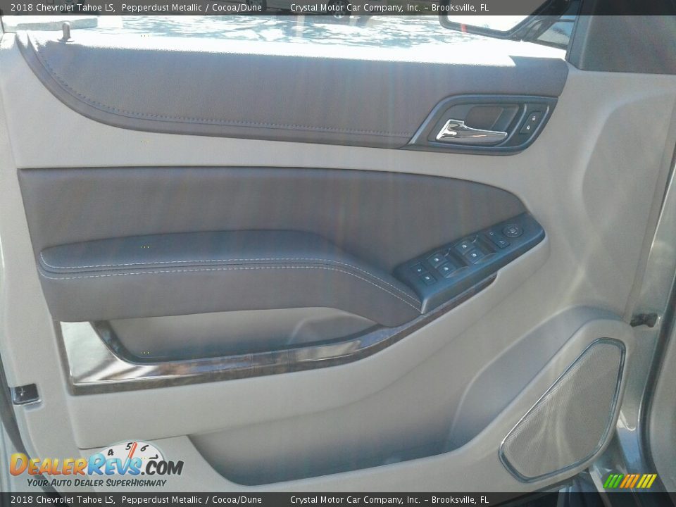 2018 Chevrolet Tahoe LS Pepperdust Metallic / Cocoa/Dune Photo #17