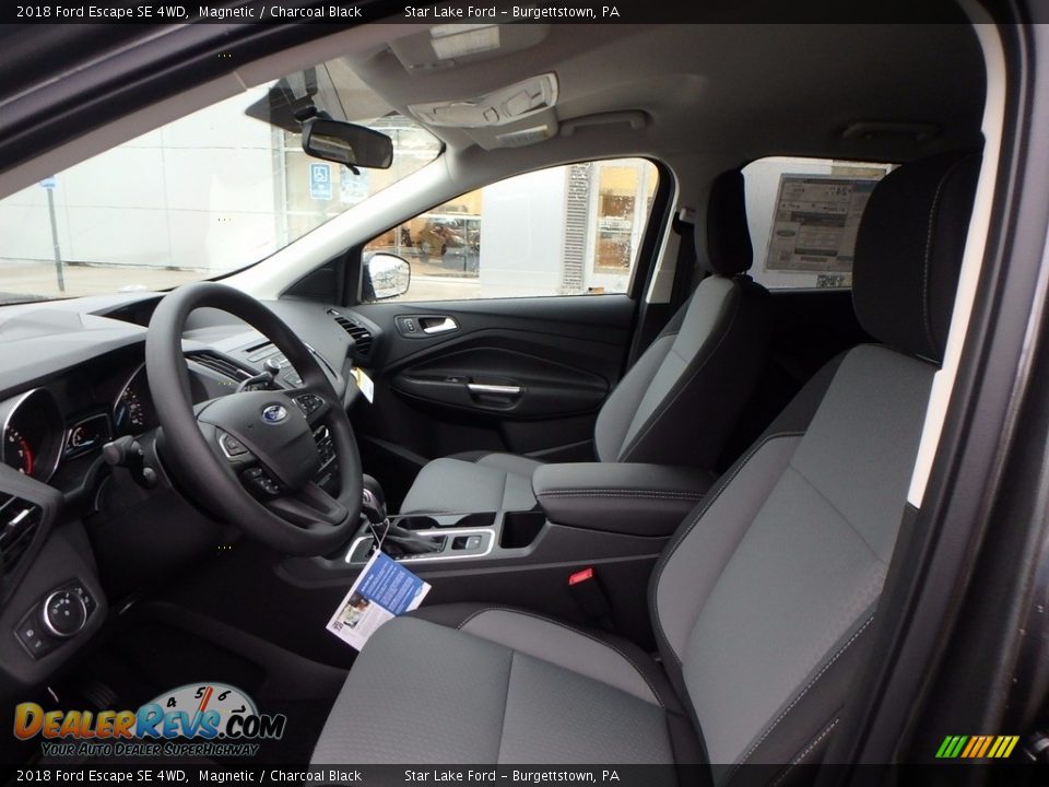 2018 Ford Escape SE 4WD Magnetic / Charcoal Black Photo #10