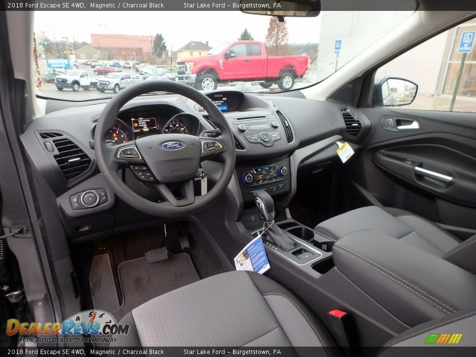 2018 Ford Escape SE 4WD Magnetic / Charcoal Black Photo #12