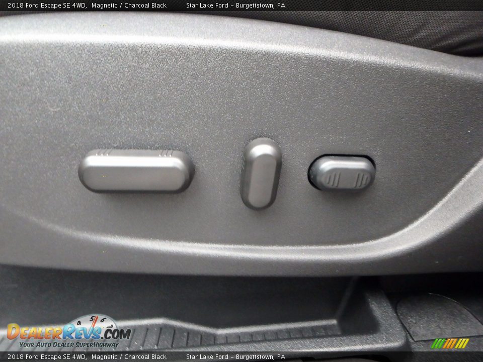 2018 Ford Escape SE 4WD Magnetic / Charcoal Black Photo #15